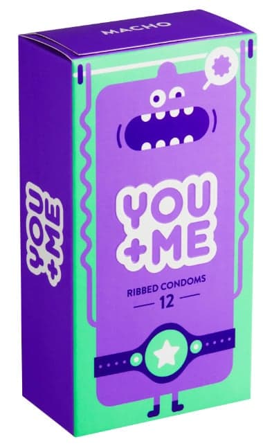 You Me Macho kondomy se stimulujícími vroubky