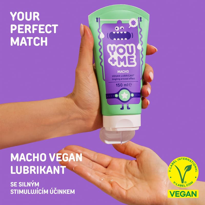 You+Me Macho Vegan kondomy se stimulujícími vroubky