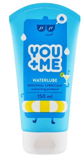 You Me WATERING lubricant with the addition of soothing panthenol