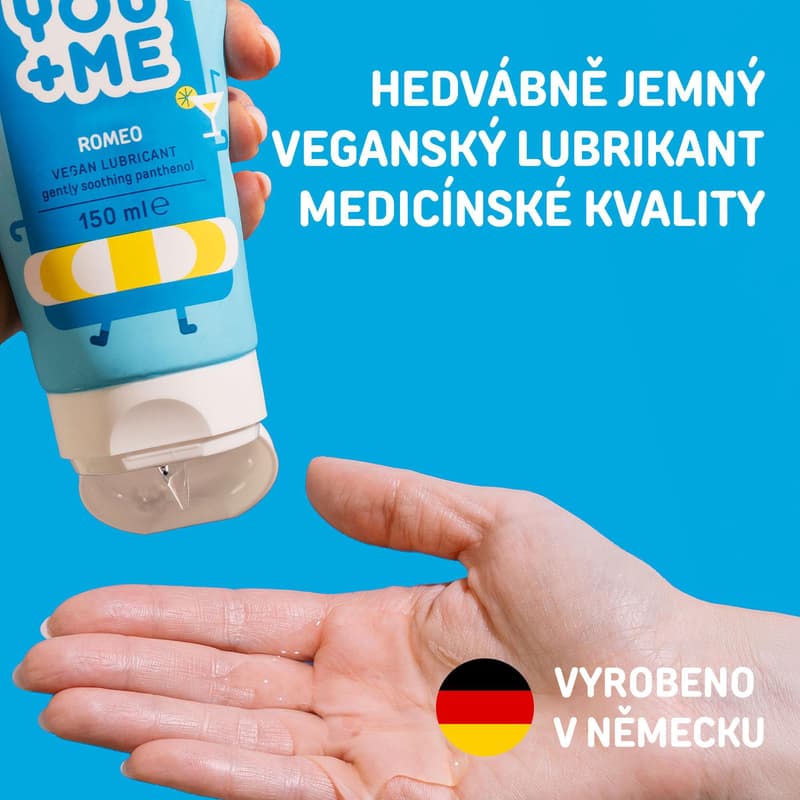 You+Me Romeo Vegan lubrikant s hydratačním účinkem panthenolu