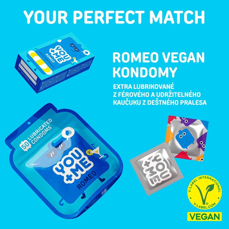 You+Me Romeo Vegan lubrikant s hydratačním účinkem panthenolu