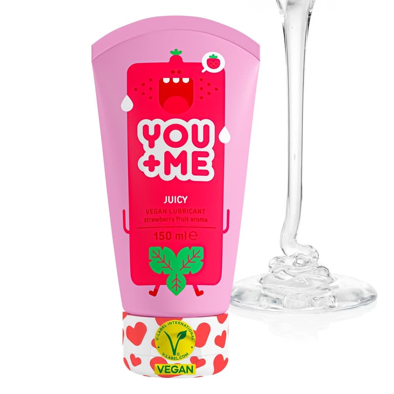 You+Me Juicy Vegan lubrikant s jahodovým aroma