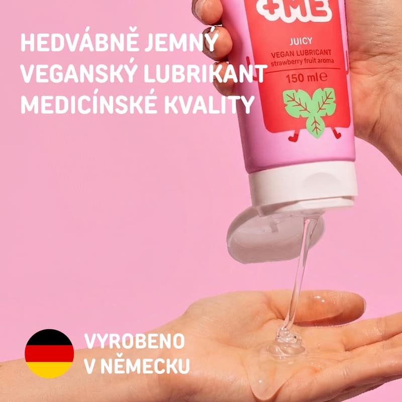You+Me Juicy Vegan lubrikant s jahodovým aroma