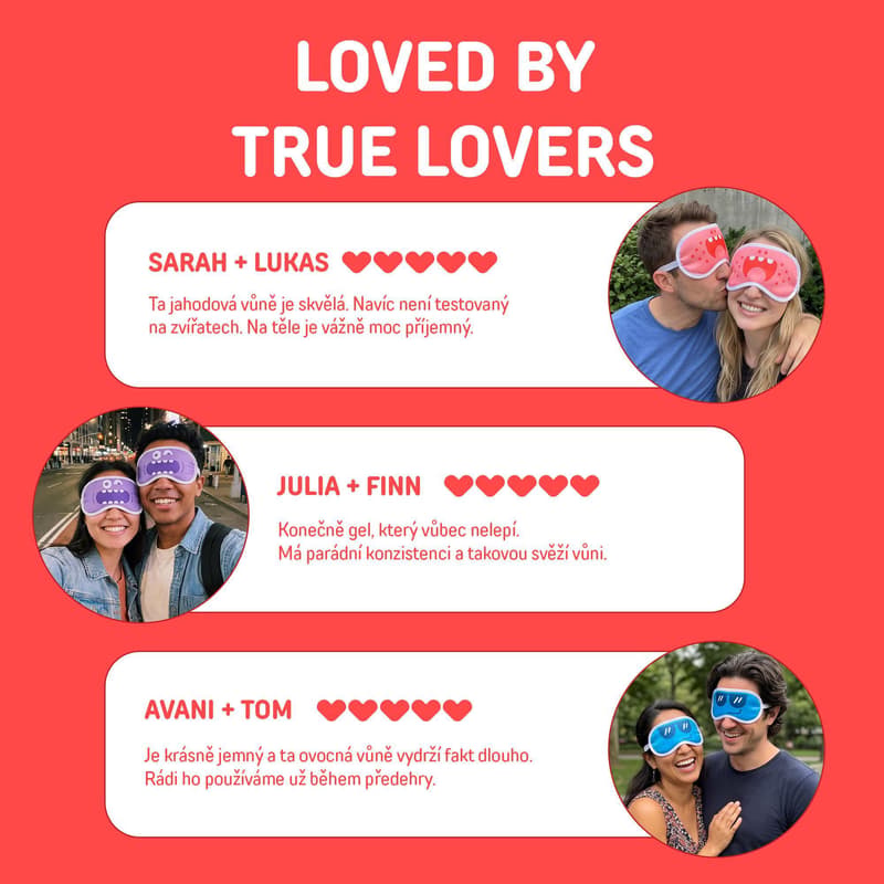 You+Me Juicy Vegan lubrikant s jahodovým aroma