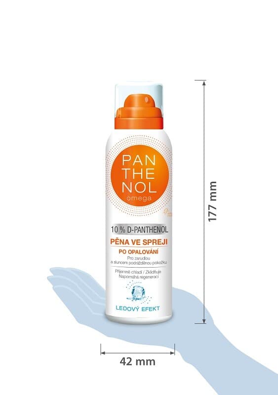 Panthenol Omega chladivá pěna po opalování ve spreji 10% 200ml