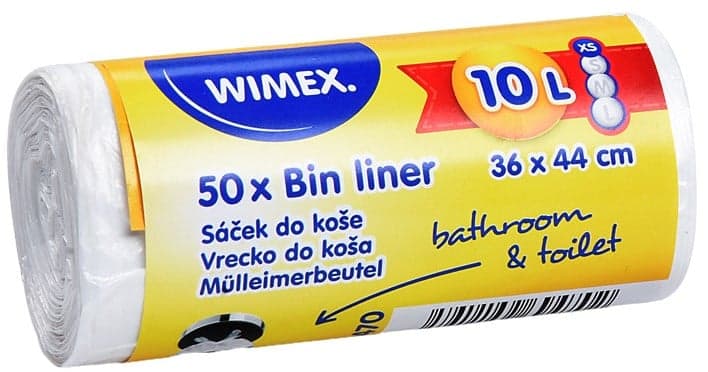 Wimex Trash bags white 10 l