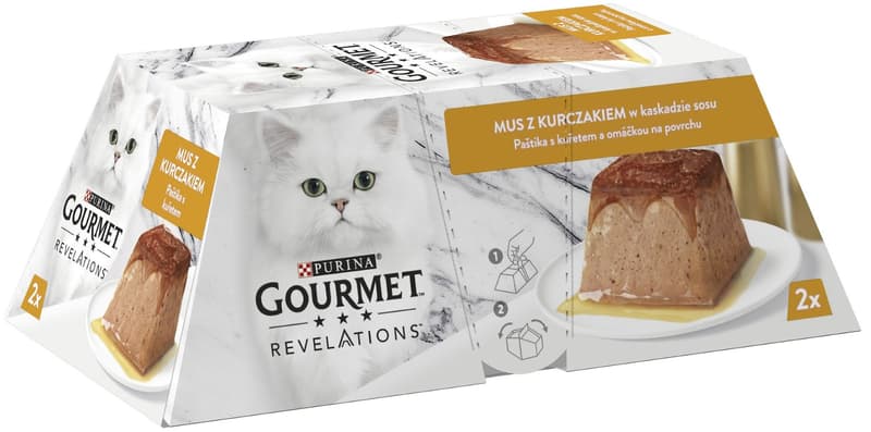 Gourmet Revelations chicken for cats 2×57 g