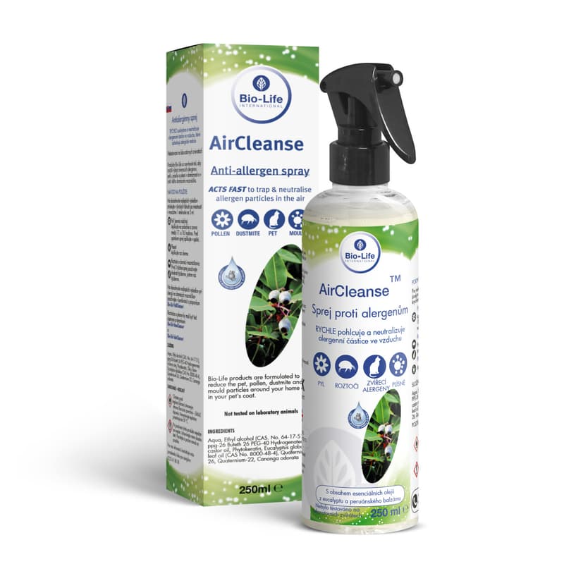 BIO-LIFE odstranovač alergenů Air Cleanse 250ml