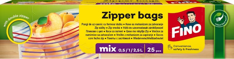 Fino Zipper sáčky 0,5/1/2,5 l