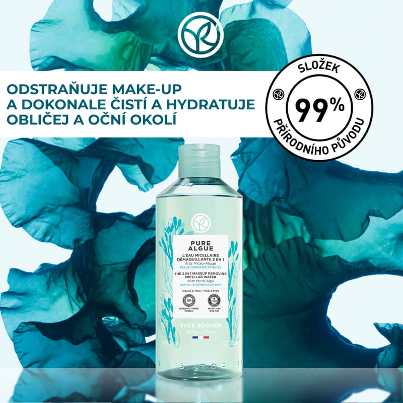 Yves Rocher Pure Algue Make-up removing micellar water 2 in 1
