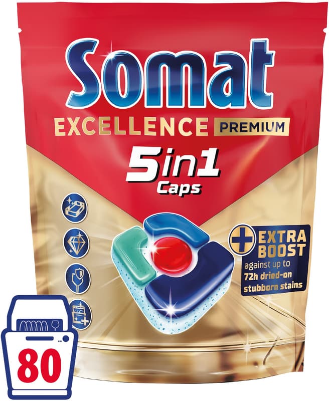 Somat Excellence 5v1 kapsle do myčky