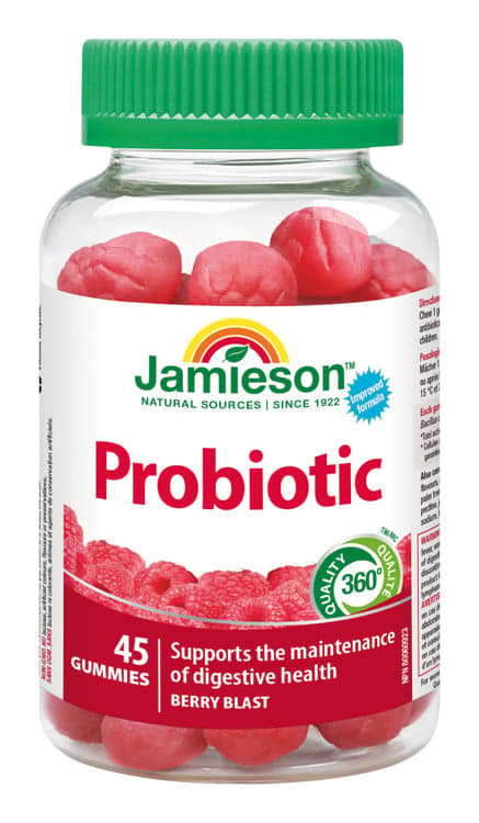 JAMIESON Probiotic Gummies želatin.pastilky 45ks
