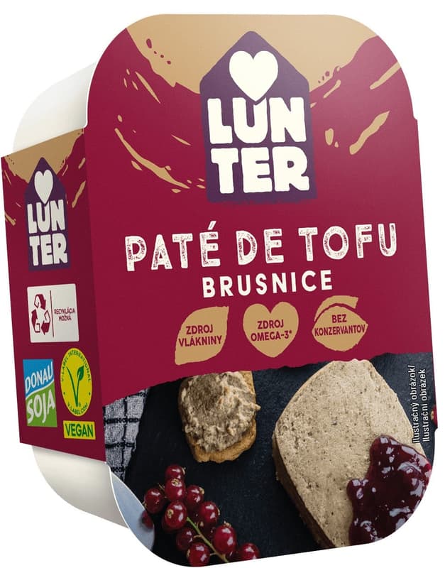 Lunter Paté de tofu cranberries