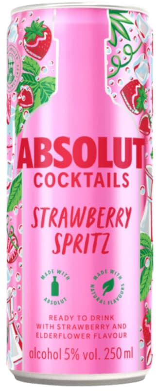 Absolut Cocktail Strawberry Spritz