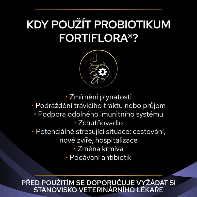   Pro Plan FortiFlora probiotic complementary food for puppies and adult dogs