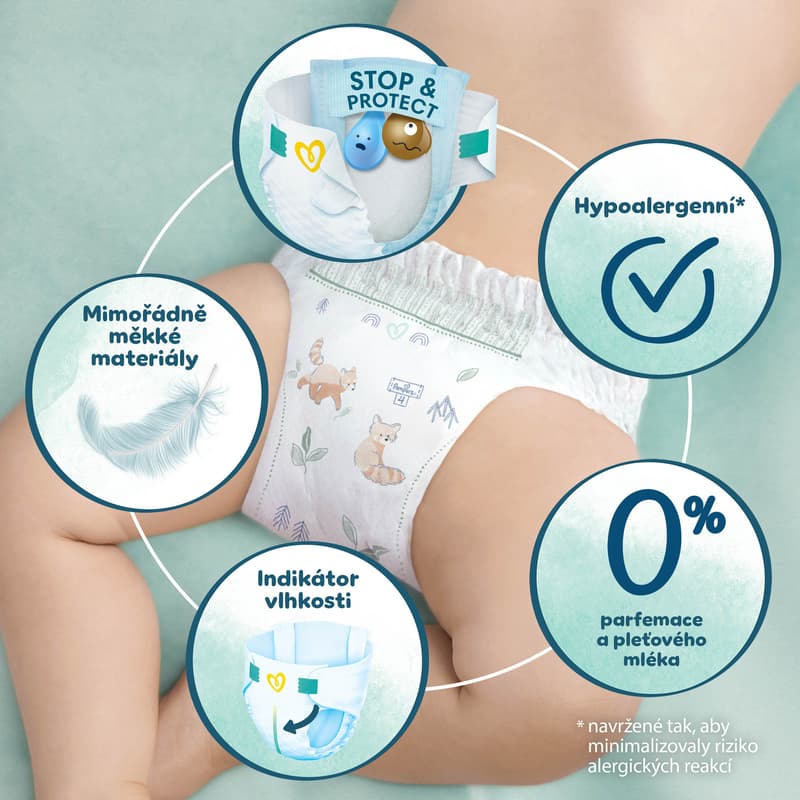 Pampers Harmonie Baby Nappies Size 1, 35 Nappies, 2kg-5kg