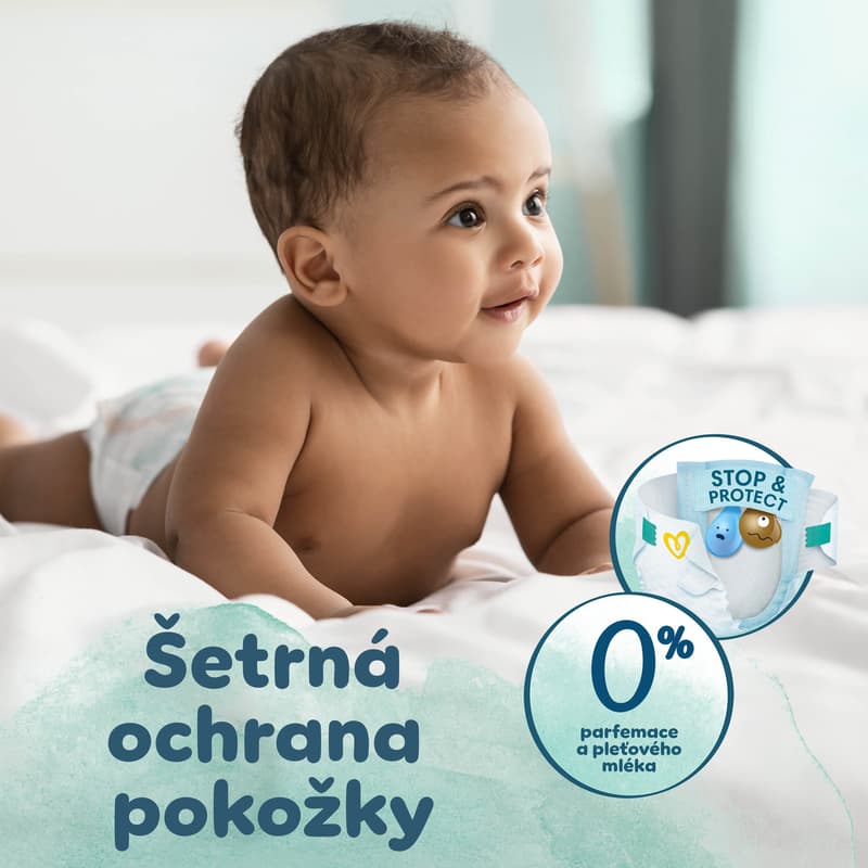 Pampers Harmonie Baby dětské plenky velikost 4 (9–14 kg)