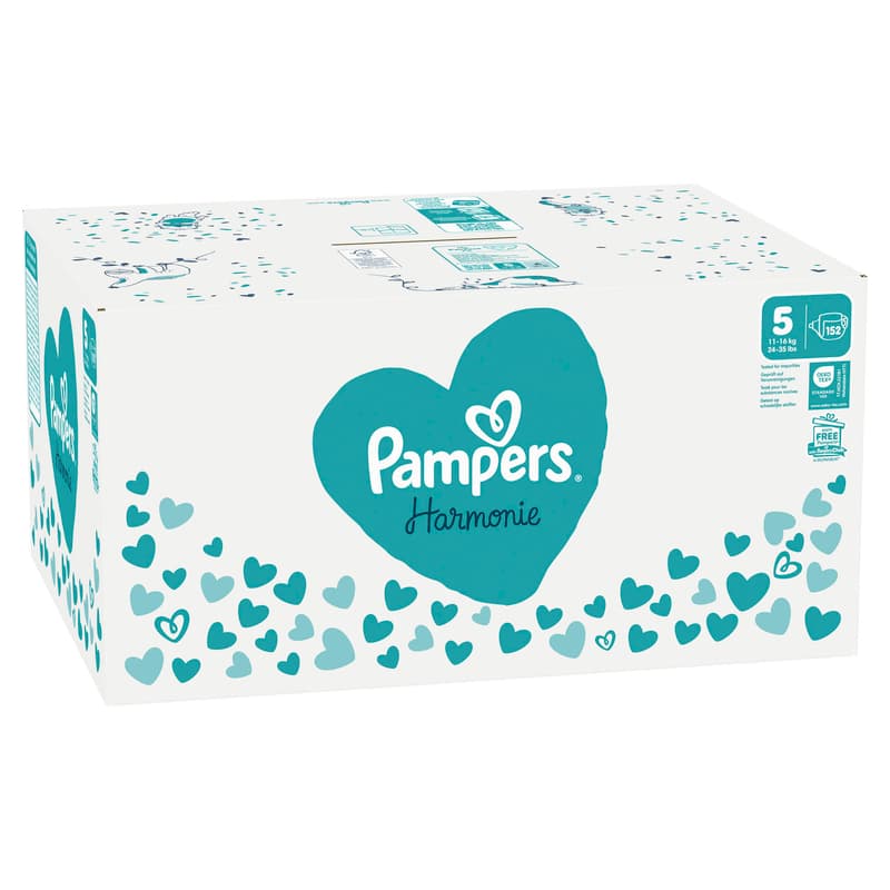Pampers Harmonie Baby dětské plenky velikost 5 (11–16 kg)