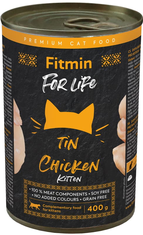 Fitmin For Life konzerva pro koťata drůbeží