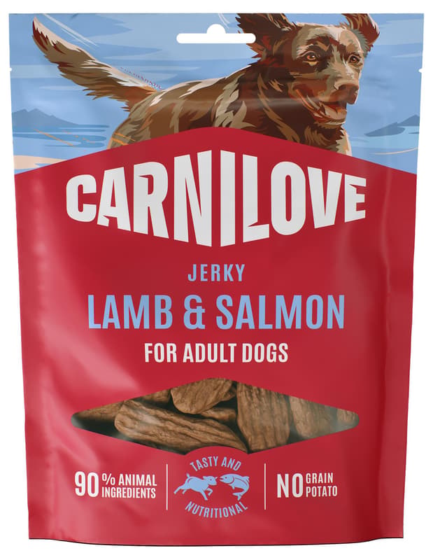 Carnilove Jerky pro psy jehněčí a losos