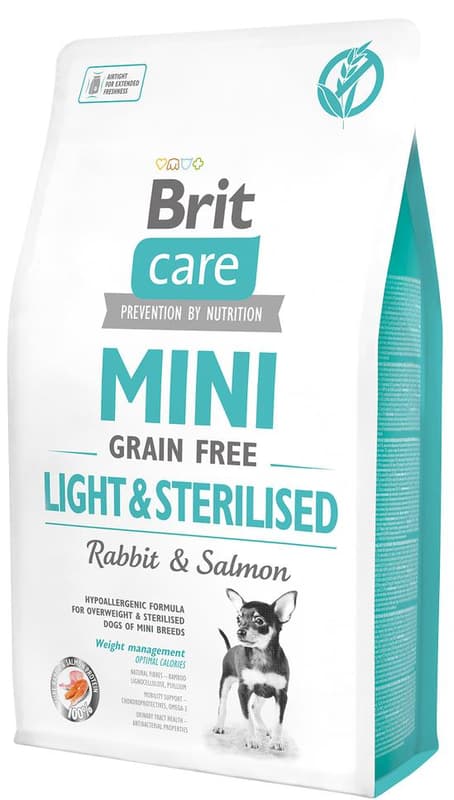 Brit Care Mini Grain-Free Light & Sterilized for dogs