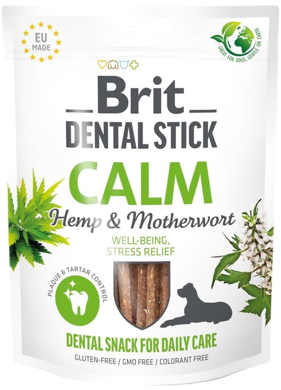 Brit Dental Stick Calm with Hemp & Motherwort for dogs
