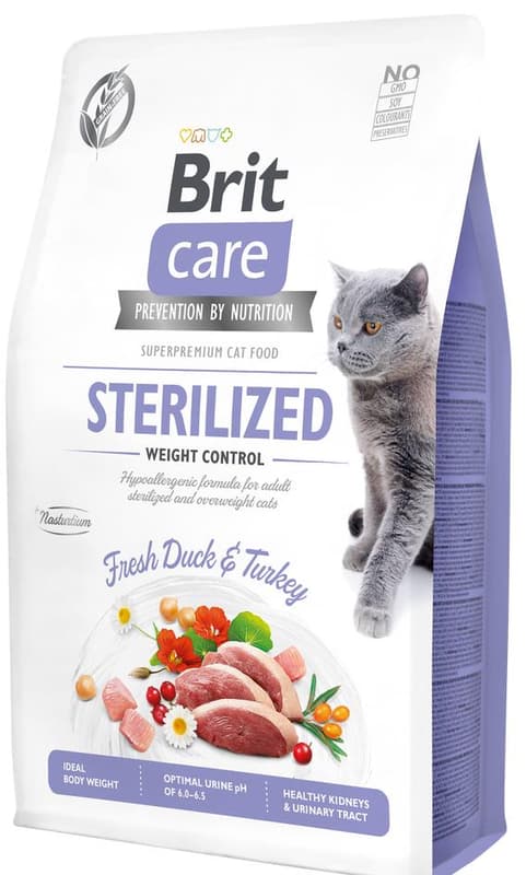 Brit Care Cat Grain-Free Sterilized Weight Control pro kočky