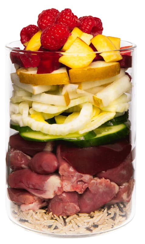Terra Canis Canned duck with natural rice, beetroot, pear and sesame