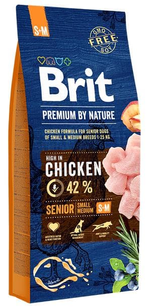 Brit Premium by Nature Senior S+M for dogs