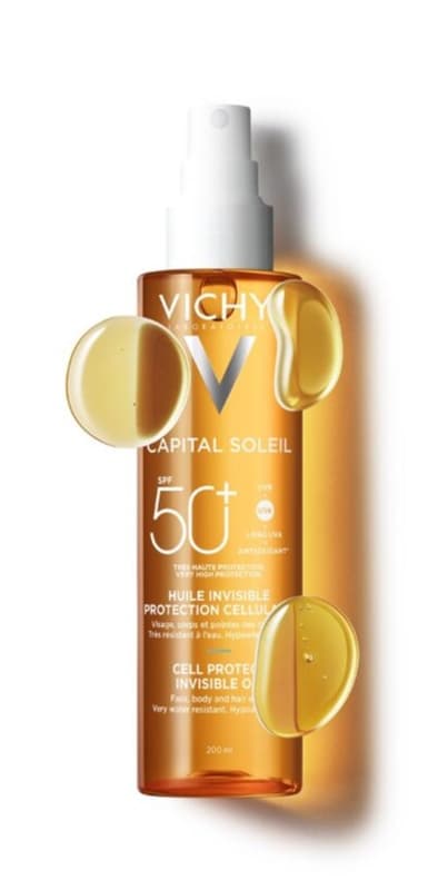VICHY CAPITAL SOLEIL Neviditelný olej SPF50+ 200ml