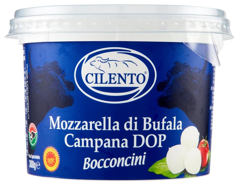 Cilento Mozzarella di Bufala Campana CHOP Bocconcini v kelímku