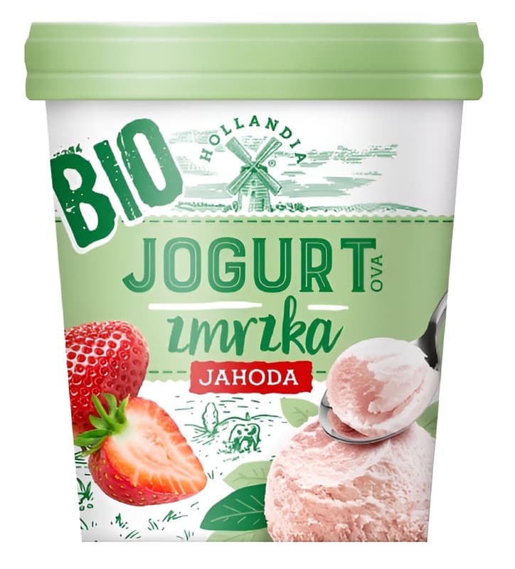 Hollandia BIO Yoghurt ice cream strawberry