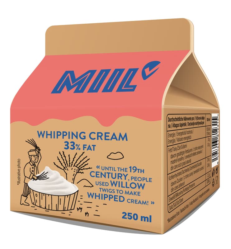 Miil Fresh whipping cream 33%