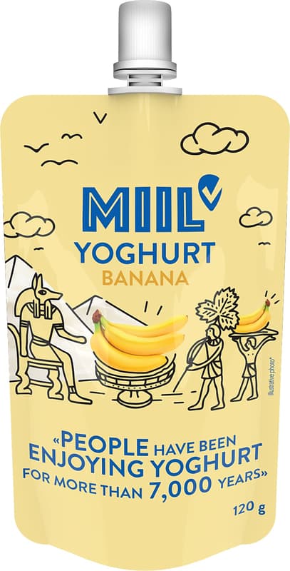 Miil Krémový jogurt banán, kapsička