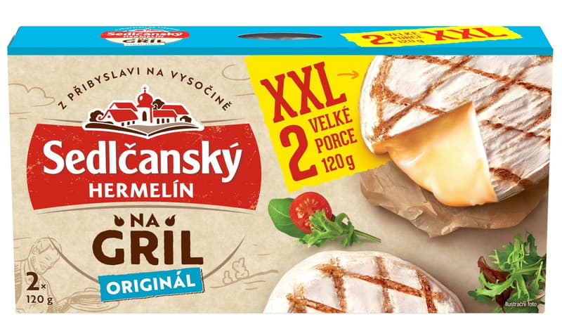 Sedlčanský Hermelín na gril originál XXL