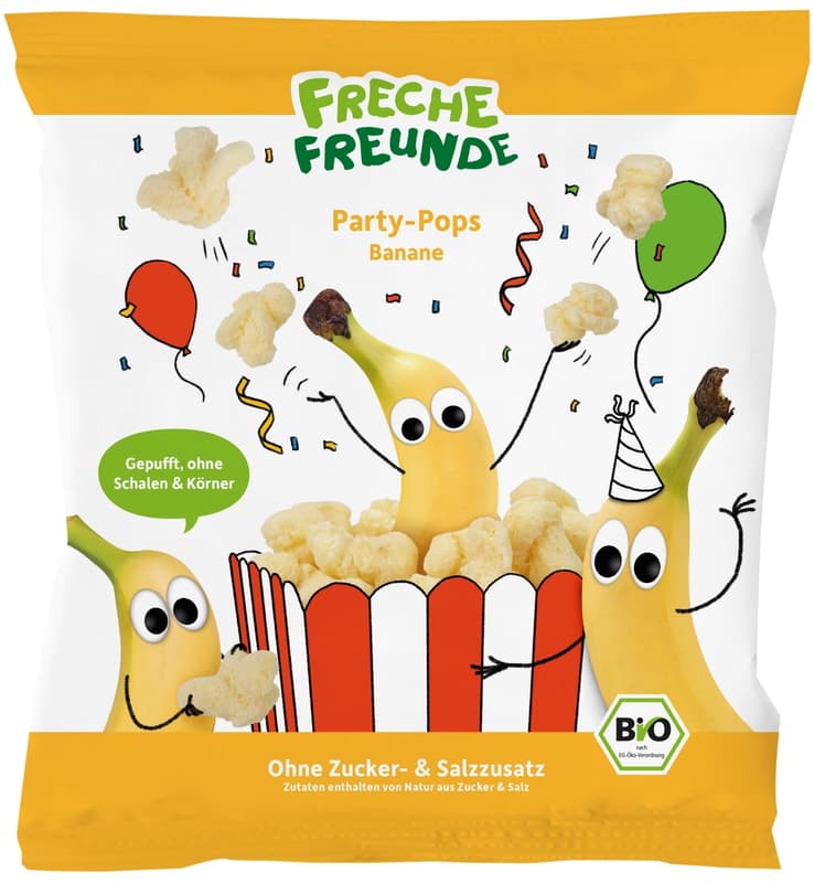 Freche Freunde Organic banana popcorn