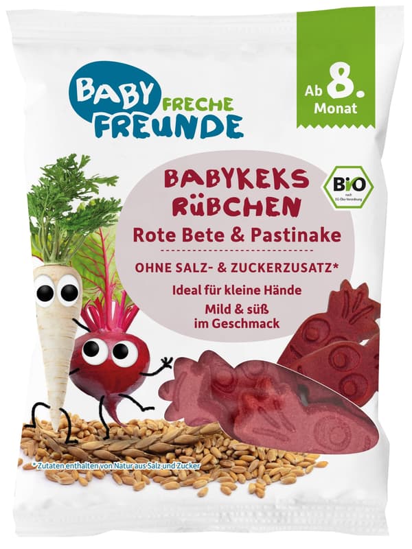 Freche Freunde BIO Špaldové sušenky řepa a pastinák