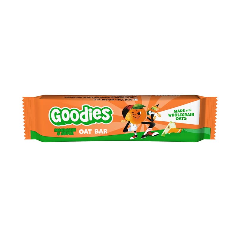 Oaty bar Mandarin & apple