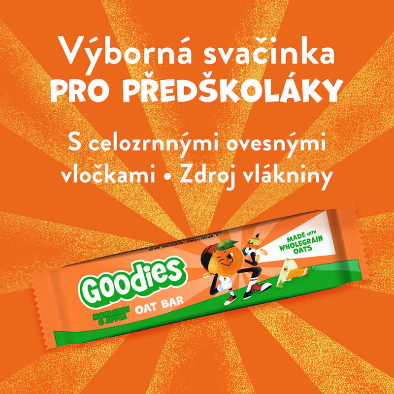 Oaty bar Mandarin & apple