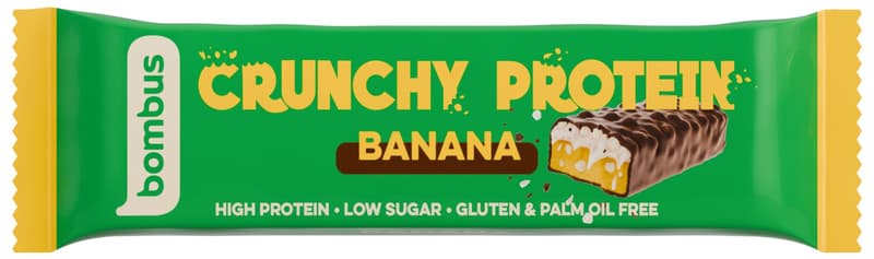 Bombus Crunchy Banana proteinová tyčinka