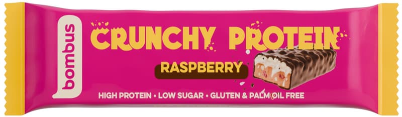 Bombus Crunchy Protein Raspberry 50g