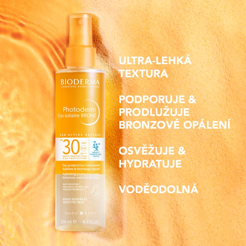 BIODERMA Photoderm BRONZ tanning water SPF30 200ml