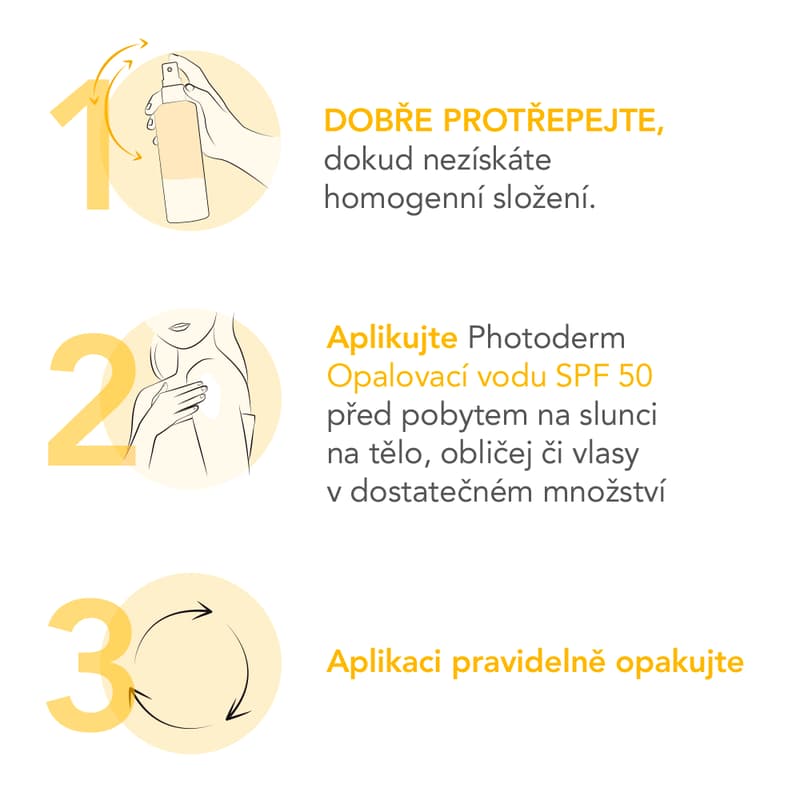 BIODERMA Photoderm opalovací voda SPF50 200ml