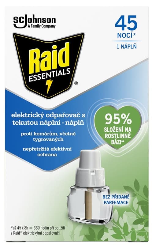 Raid Essentials Electric Liquid Refill Vaporizer - Refill