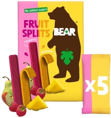 Bear Fruit Splits malina a ananas 5×20 g