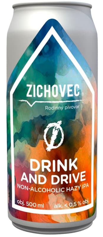 Zichovec Drink and Drive non-alcoholic beer can