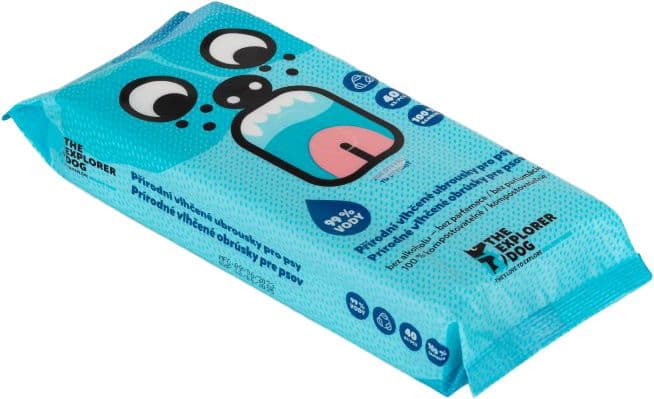 Explorer dog Natural wet wipes for dogs
