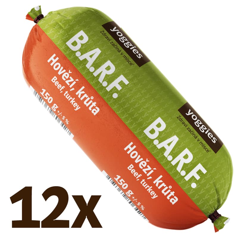 Yoggies B.A.R.F. Beef and turkey with probiotics