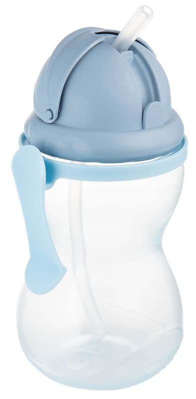 Canpol babies Sports bottle with straw 370 ml blue