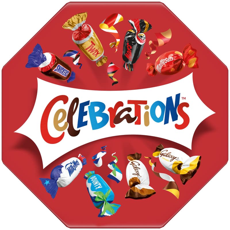 Celebrations Centerpiece Collection of Milk Chocolate 